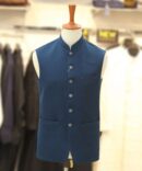 blue waistcoat