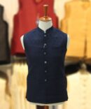 blue waistcoat