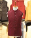 mehroon waistcoat