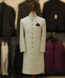 off white sherwani