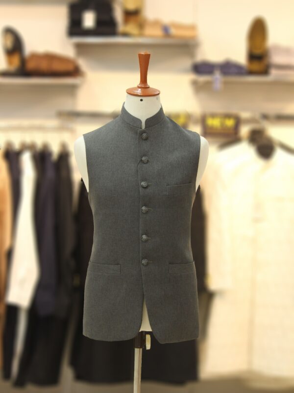 grey waistcoat