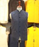 blue waistcoat